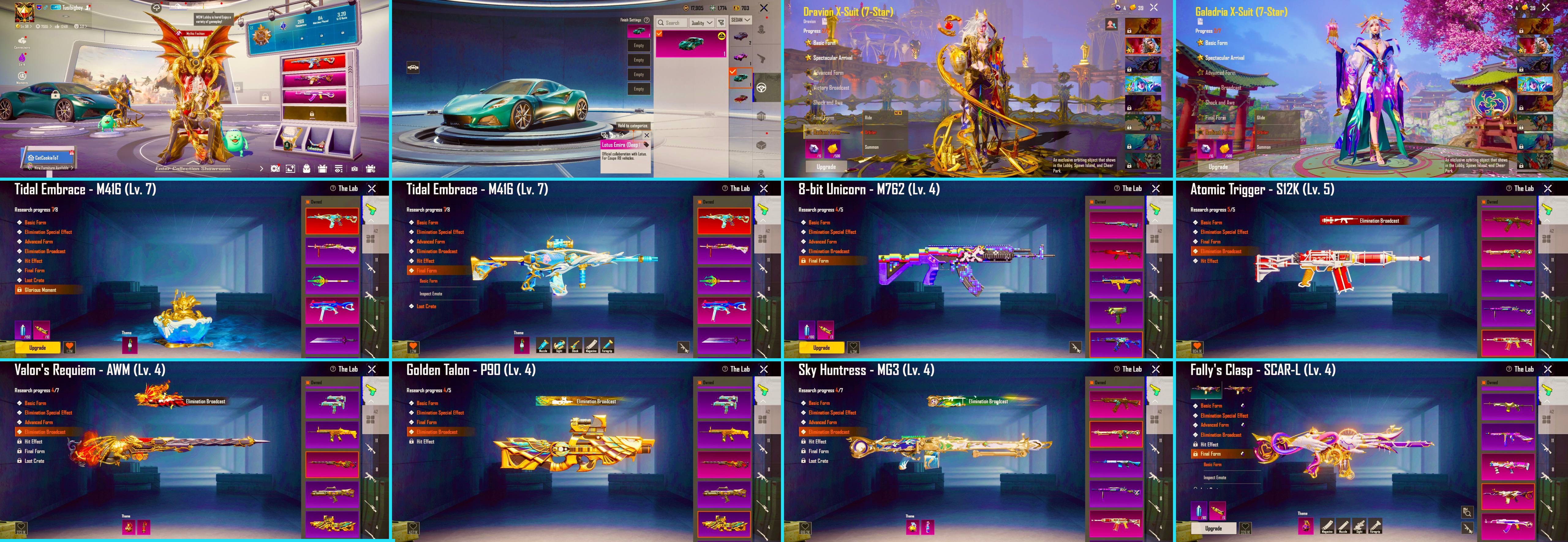 Account PUBG តម្លៃ 245$